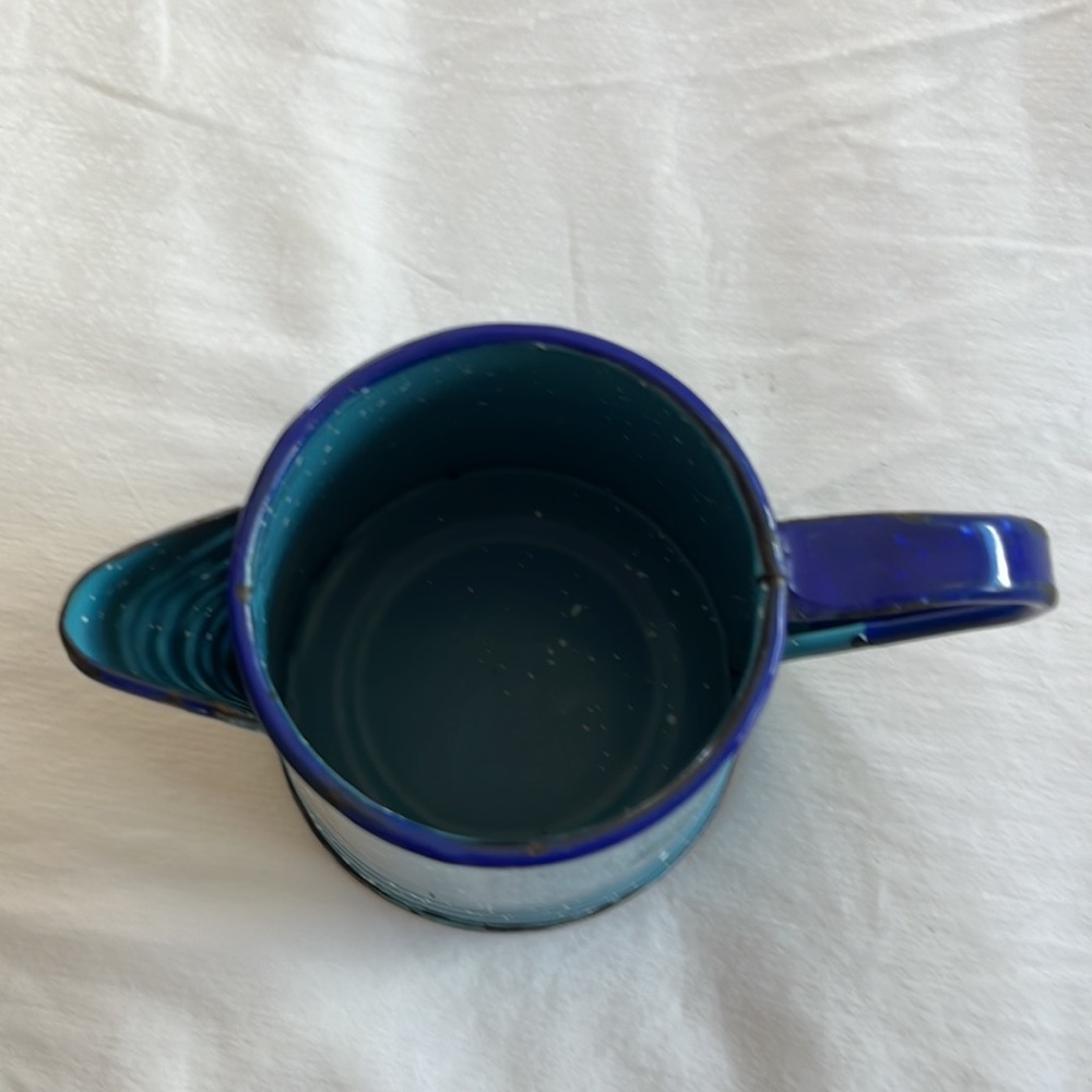 Enamel Ware Pitcher - Picture 2 of 4